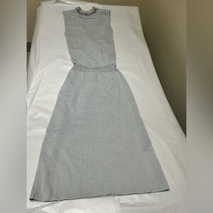 NWT: ASOS DESIGN high neck cross back column midi dress 💫